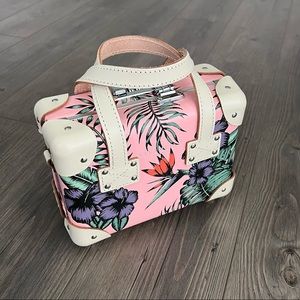 Steamline Luggage The Botanist Pink Mini Handheld Luggage Bag (Purse Size)